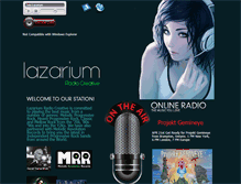 Tablet Screenshot of lazarium.com